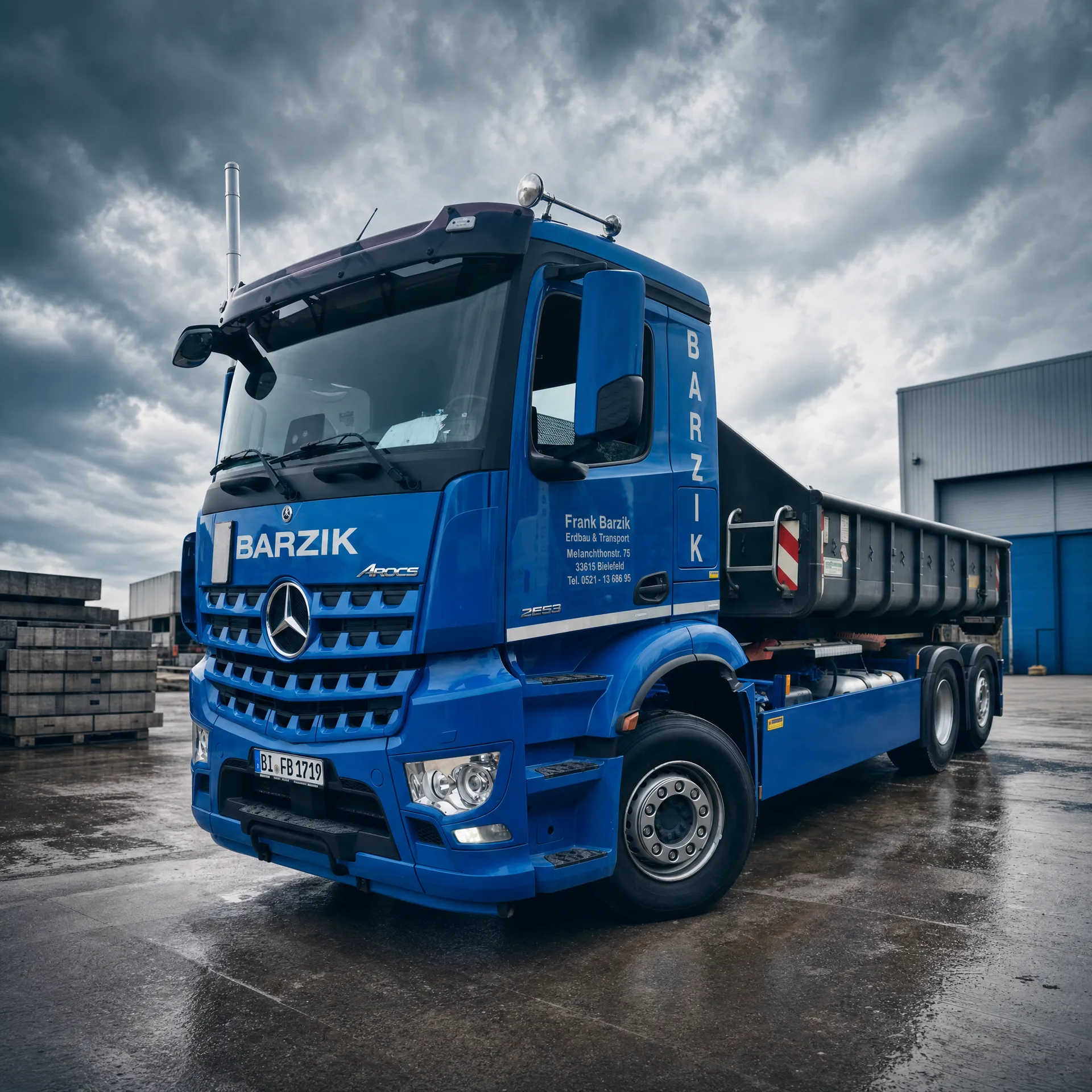 Mercedes Arocs mit Kippmulde