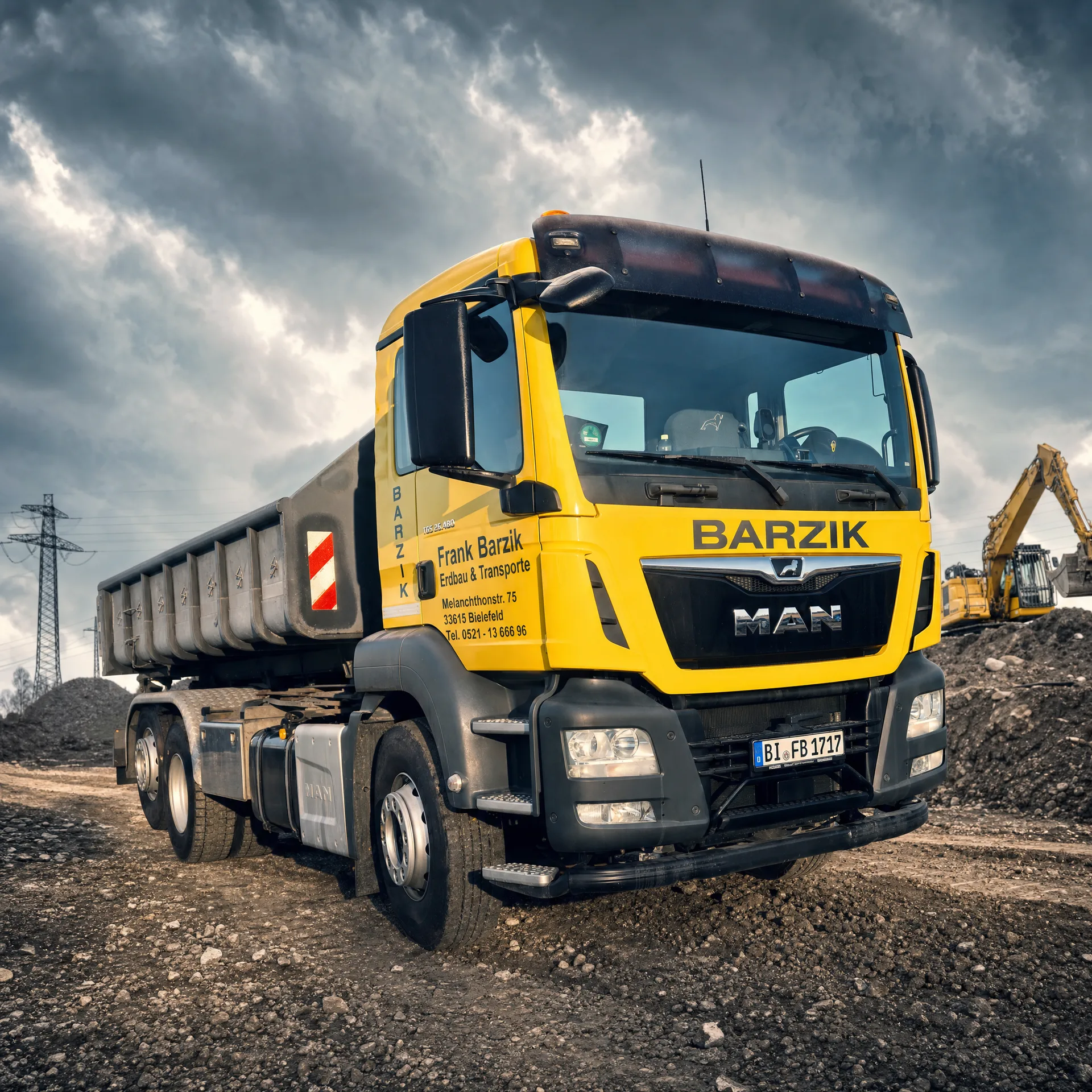 MAN TGS auf Baustelle